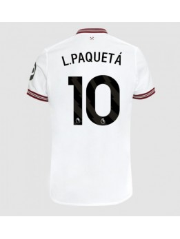 Billige West Ham United Lucas Paqueta #10 Bortedrakt 2023-24 Kortermet